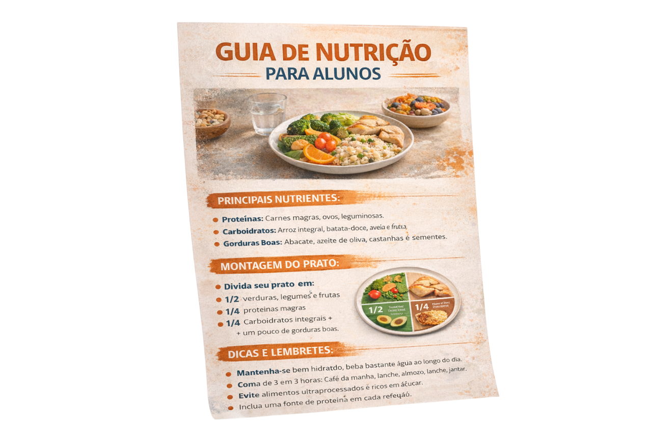 Guia de nutrição para futevôlei